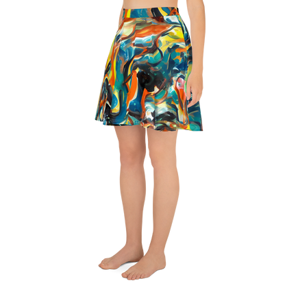 Skater Skirt - Chromatic Vortex