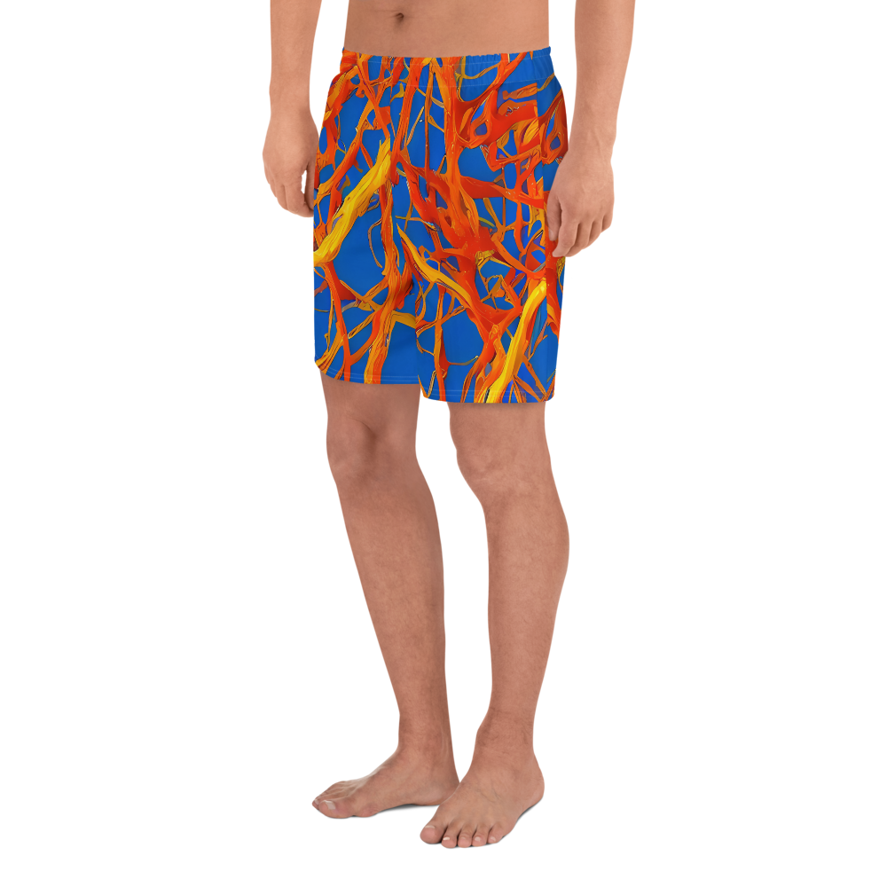 Men's Athletic Shorts - Vivid Plexus