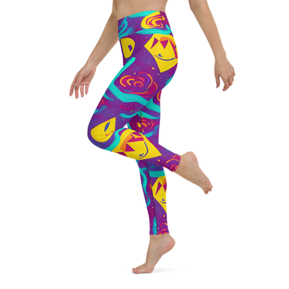 Yoga Leggings - Cosmic Current