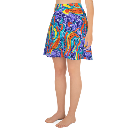Skater Skirt - Galactic Waves