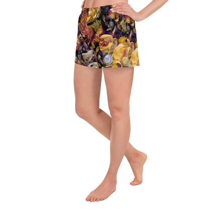Women’s Athletic Shorts - Arcimboldo Abundance