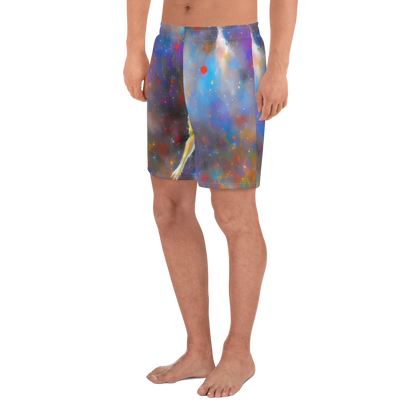 Men's Athletic Shorts - Impressionist Drift