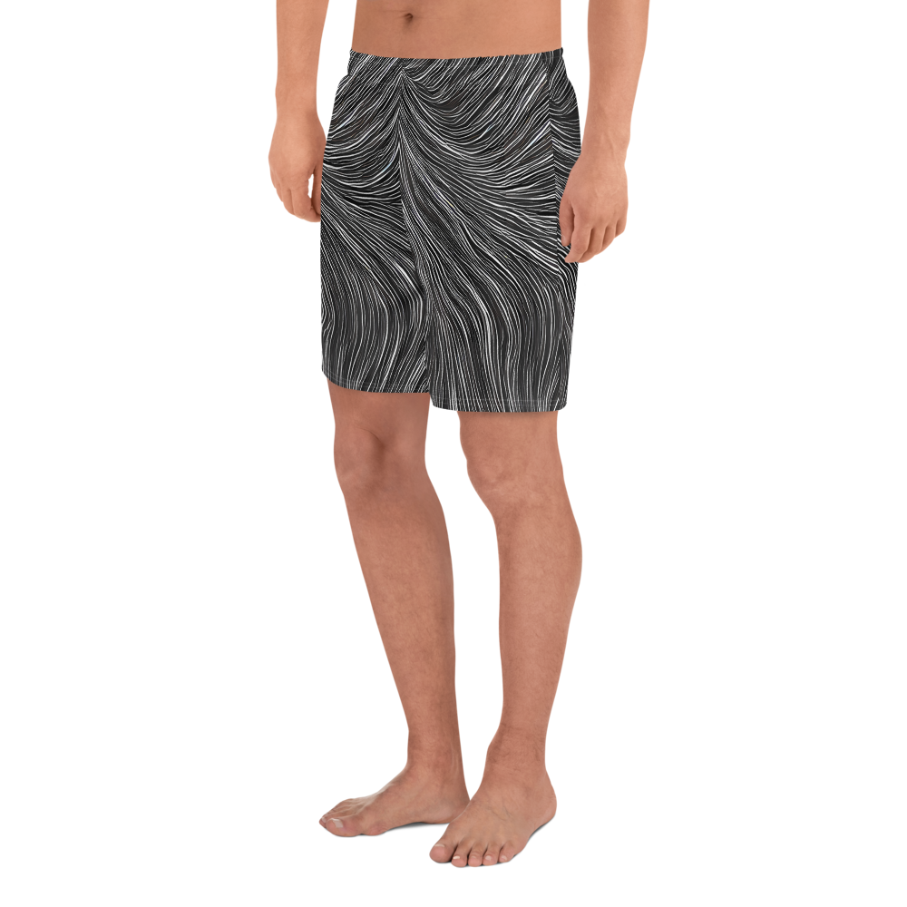 Men's Athletic Shorts - Wirth Waves