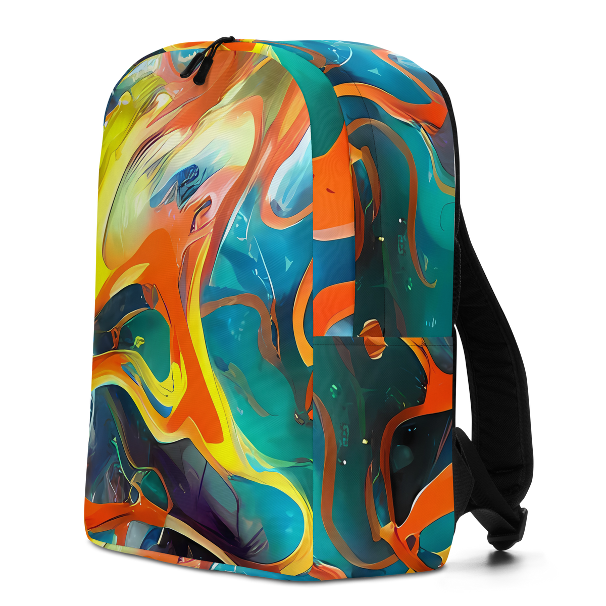 Minimalist Backpack - Cecily’S Swirl