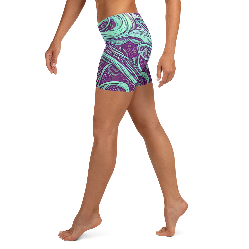 Shorts - Temple Swirls