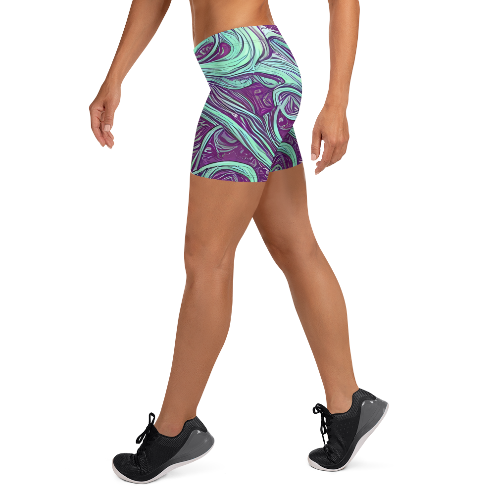 Shorts - Temple Swirls