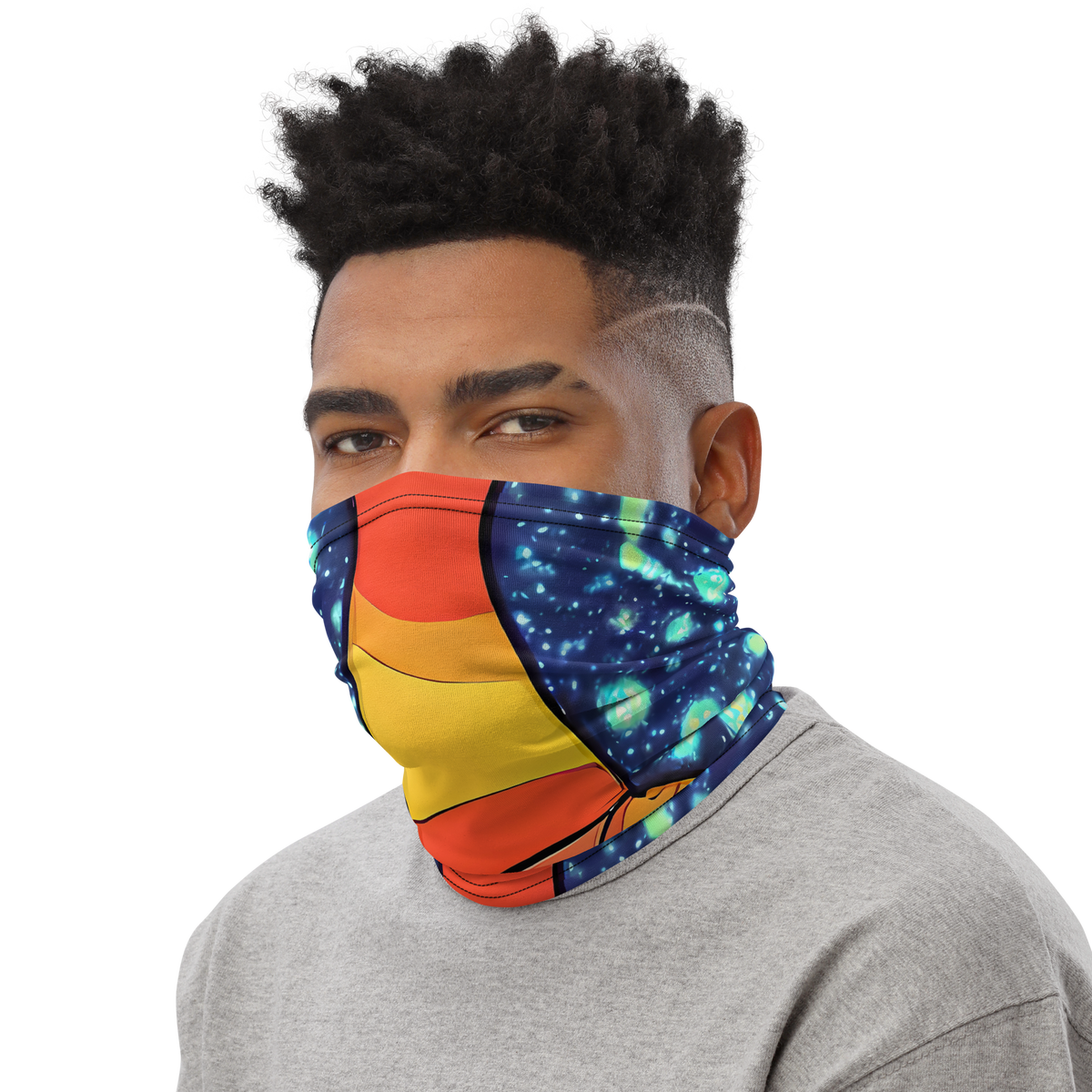 Neck Gaiter - Cosmic Siblings