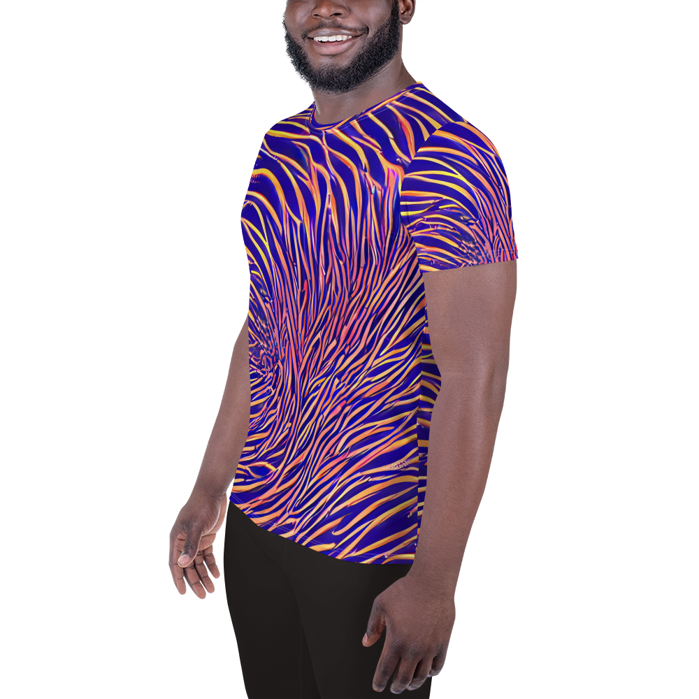 Men's Athletic T-Shirt - Vortex Strands