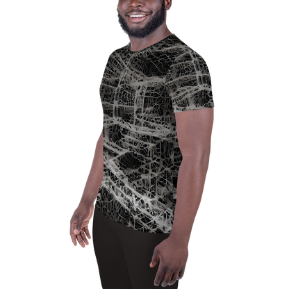 Men's Athletic T-Shirt - Monochrome Mesh