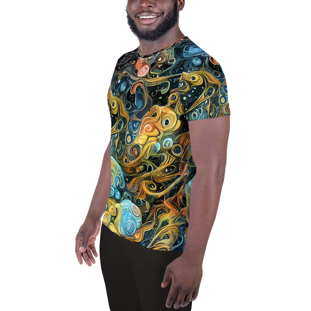 Men's Athletic T-Shirt - Wild Cosmos