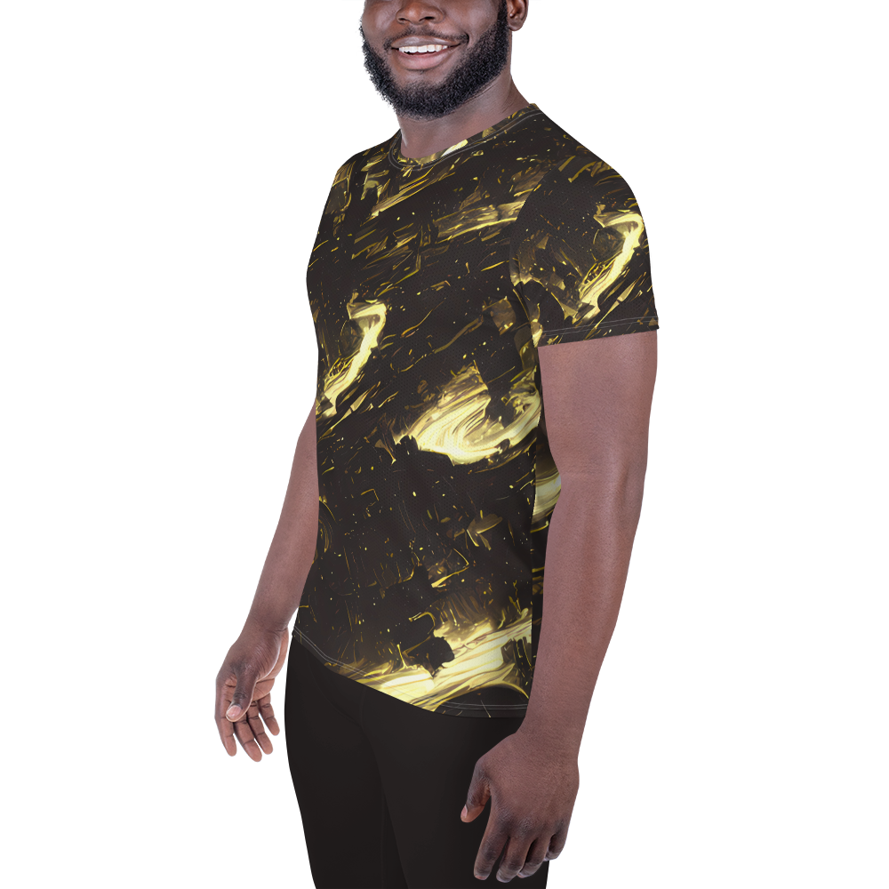 Men's Athletic T-Shirt - Oceanic Echo
