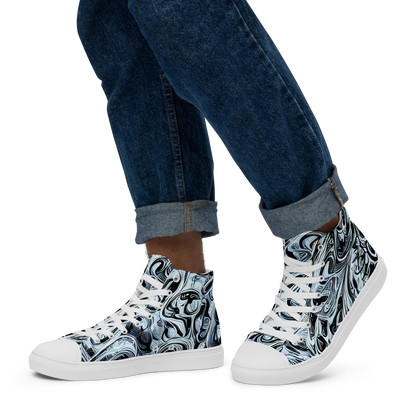 Men's High Top Canvas Shoes - Horkey's Nebula