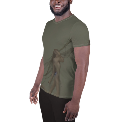 Men's Athletic T-Shirt - Valsecchi's Veil
