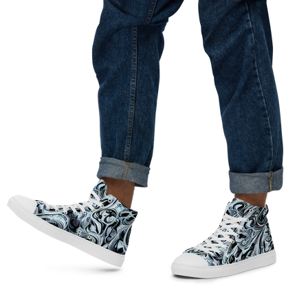 Men's High Top Canvas Shoes - Horkey's Nebula
