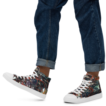 Men's High Top Canvas Shoes - Chaos Canvas