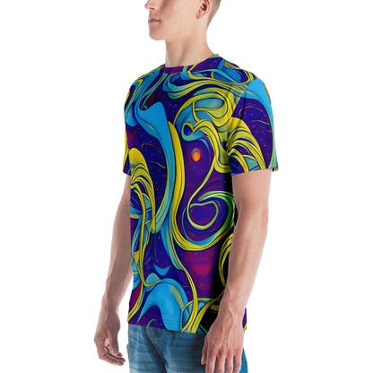 Men's Crew Neck T-Shirt - Stellar Swirls