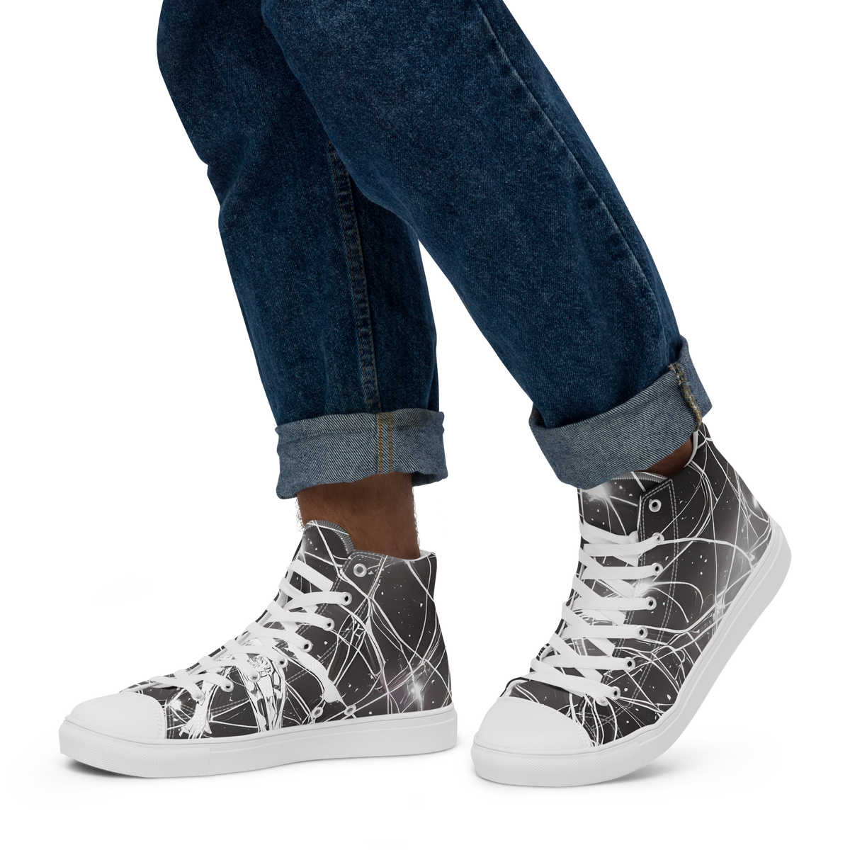 Men's High Top Canvas Shoes - Void Weavers