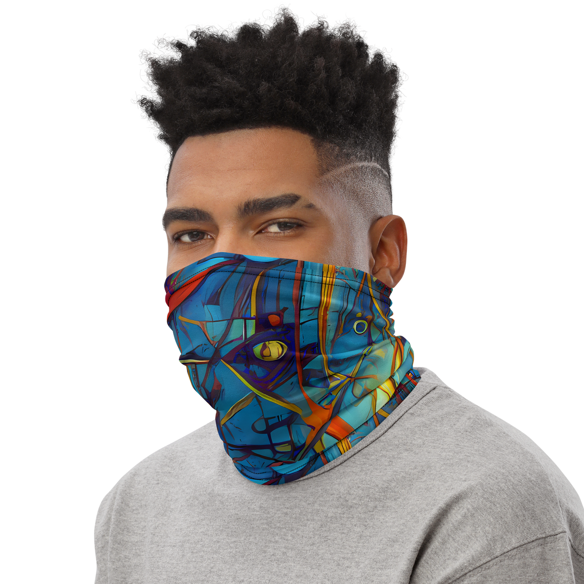 Neck Gaiter - Abstract Eddy