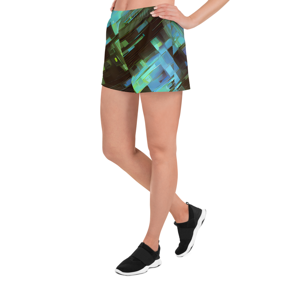 Women’s Athletic Shorts - Cyber Shard