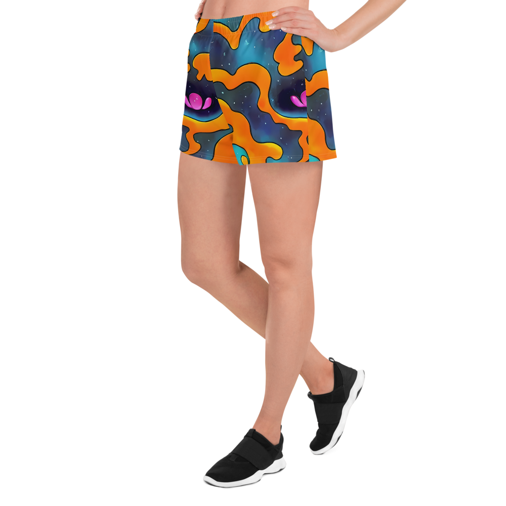 Women’s Athletic Shorts - Criswell Cosmos