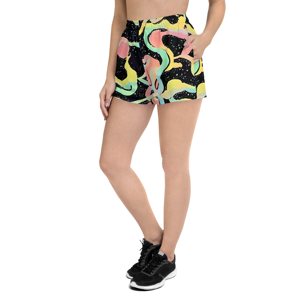 Women’s Athletic Shorts - Mcguire Wavelength