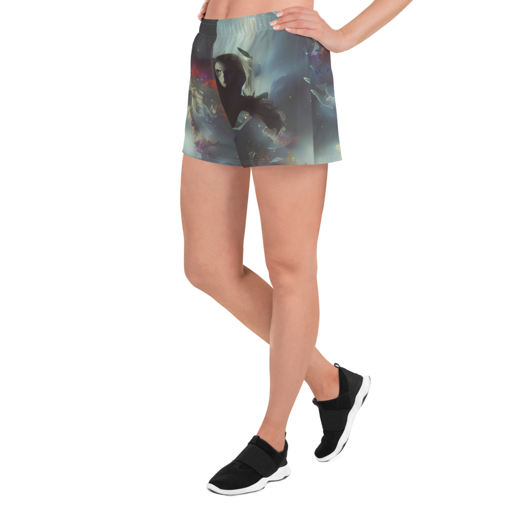 Women’s Athletic Shorts - Cosmic Dancer
