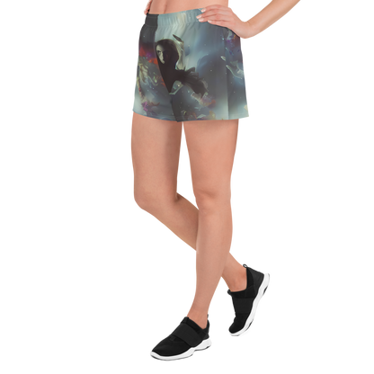 Women’s Athletic Shorts - Cosmic Dancer