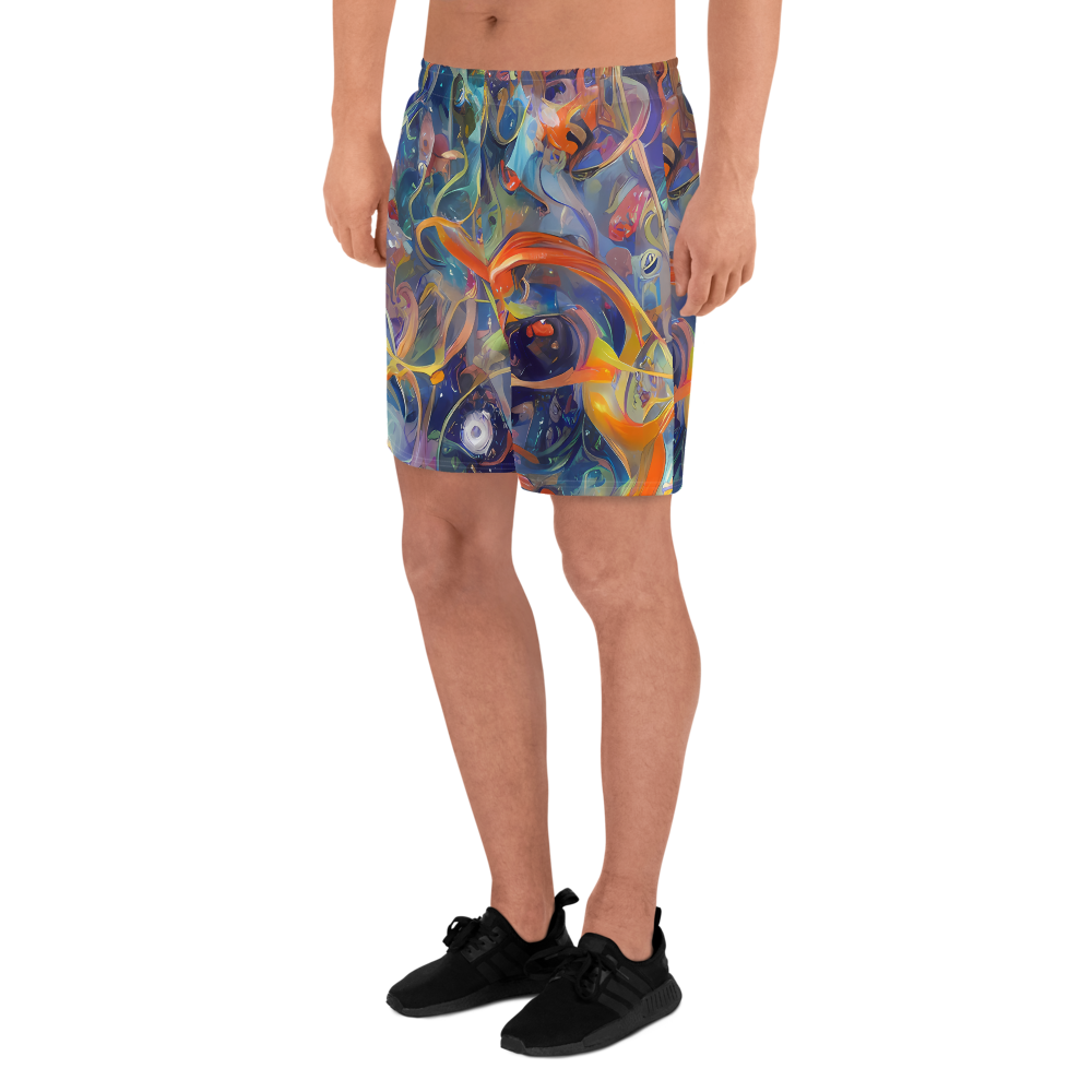 Men's Athletic Shorts - Spectral Swathe
