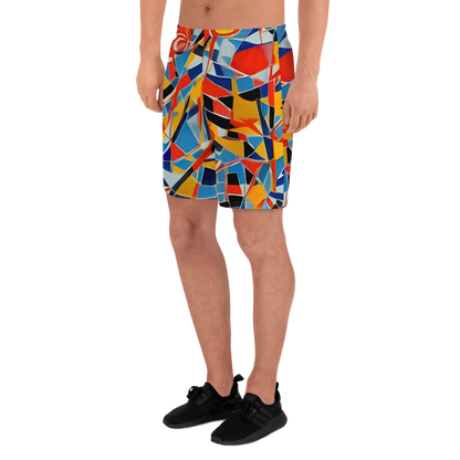 Men's Athletic Shorts - Abstract Mingle