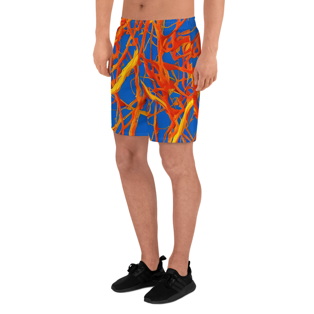 Men's Athletic Shorts - Vivid Plexus