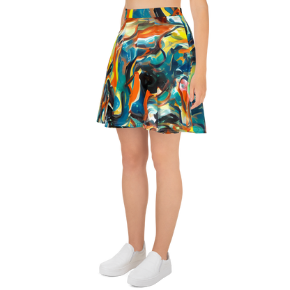 Skater Skirt - Chromatic Vortex