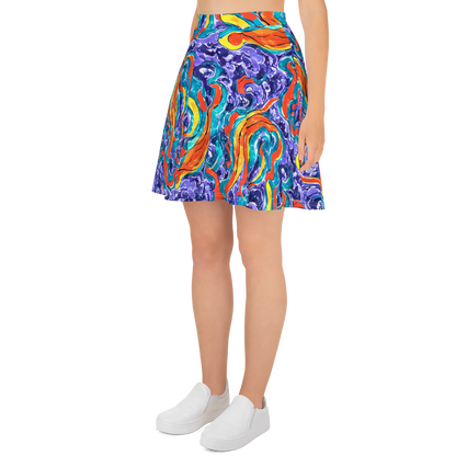 Skater Skirt - Galactic Waves