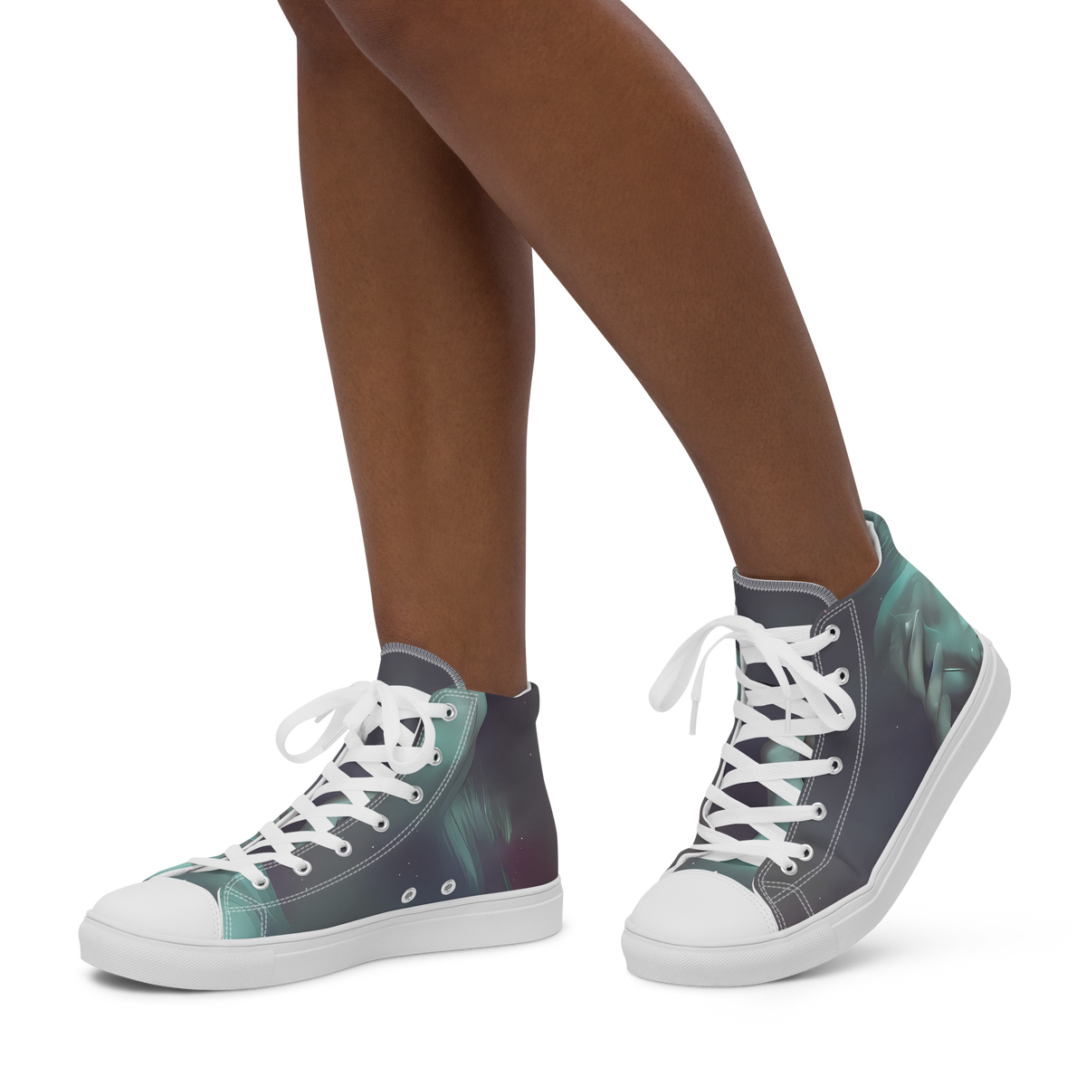 Women's High Top Canvas Shoes - Surreal Dreams