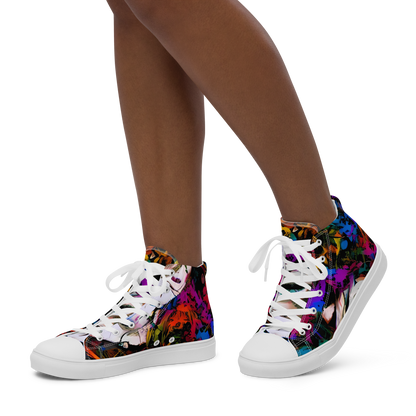 Women's High Top Canvas Shoes - Sultry Smoke
