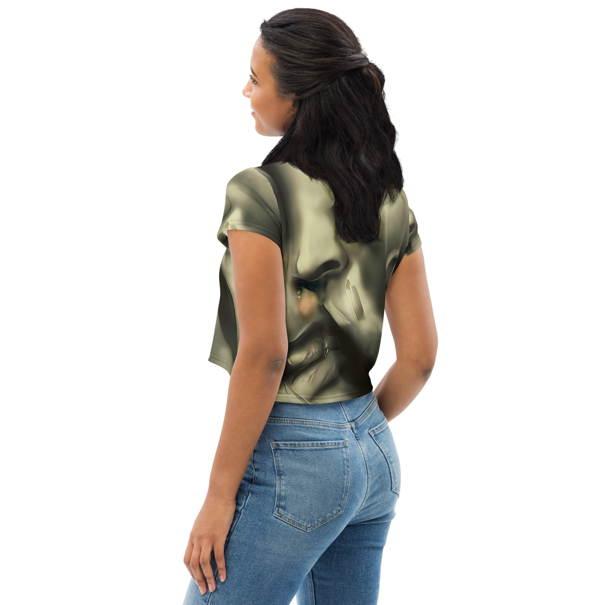 Women's Crop Tee - Newtonian Whisper