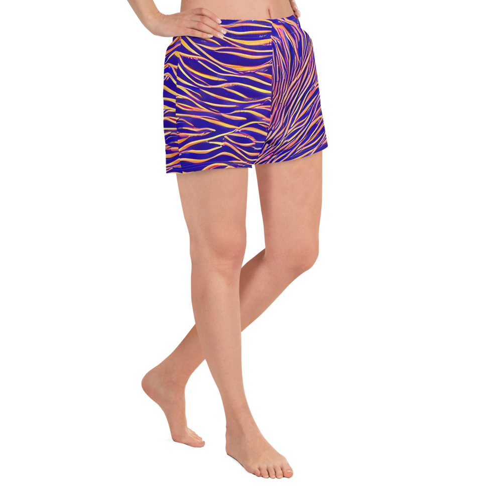 Women’s Athletic Shorts - Vortex Strands