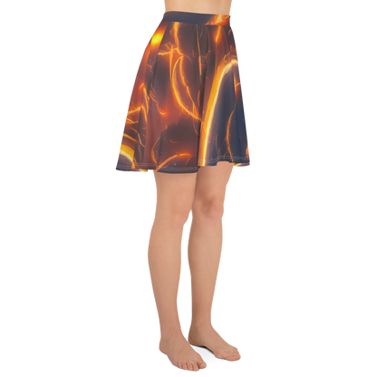 Skater Skirt - Inferno Spirals