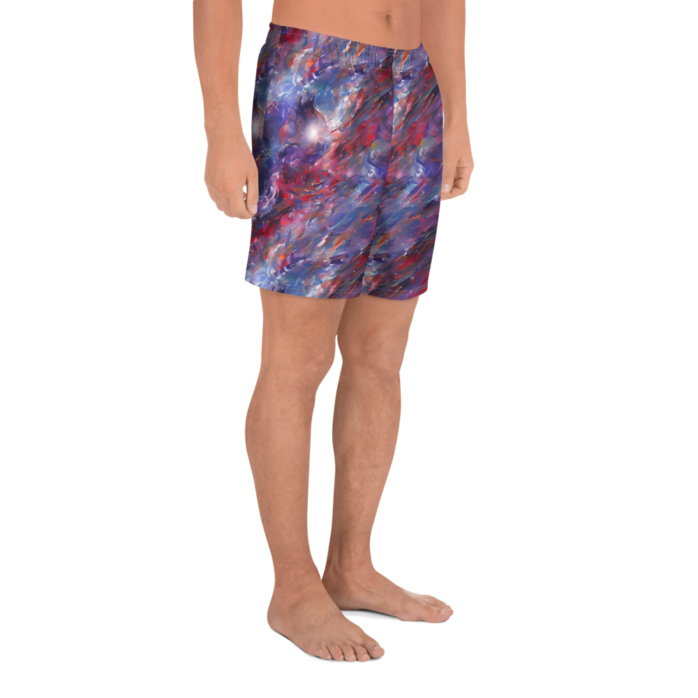 Men's Athletic Shorts - Nihei Nightscape