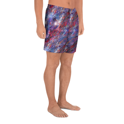 Men's Athletic Shorts - Nihei Nightscape