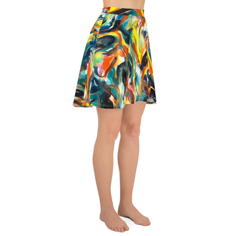 Skater Skirt - Chromatic Vortex