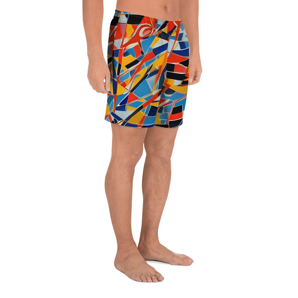 Men's Athletic Shorts - Abstract Mingle