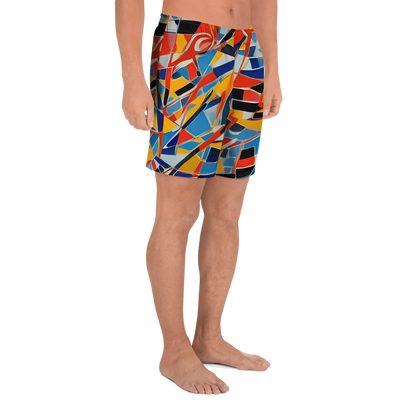 Men's Athletic Shorts - Abstract Mingle