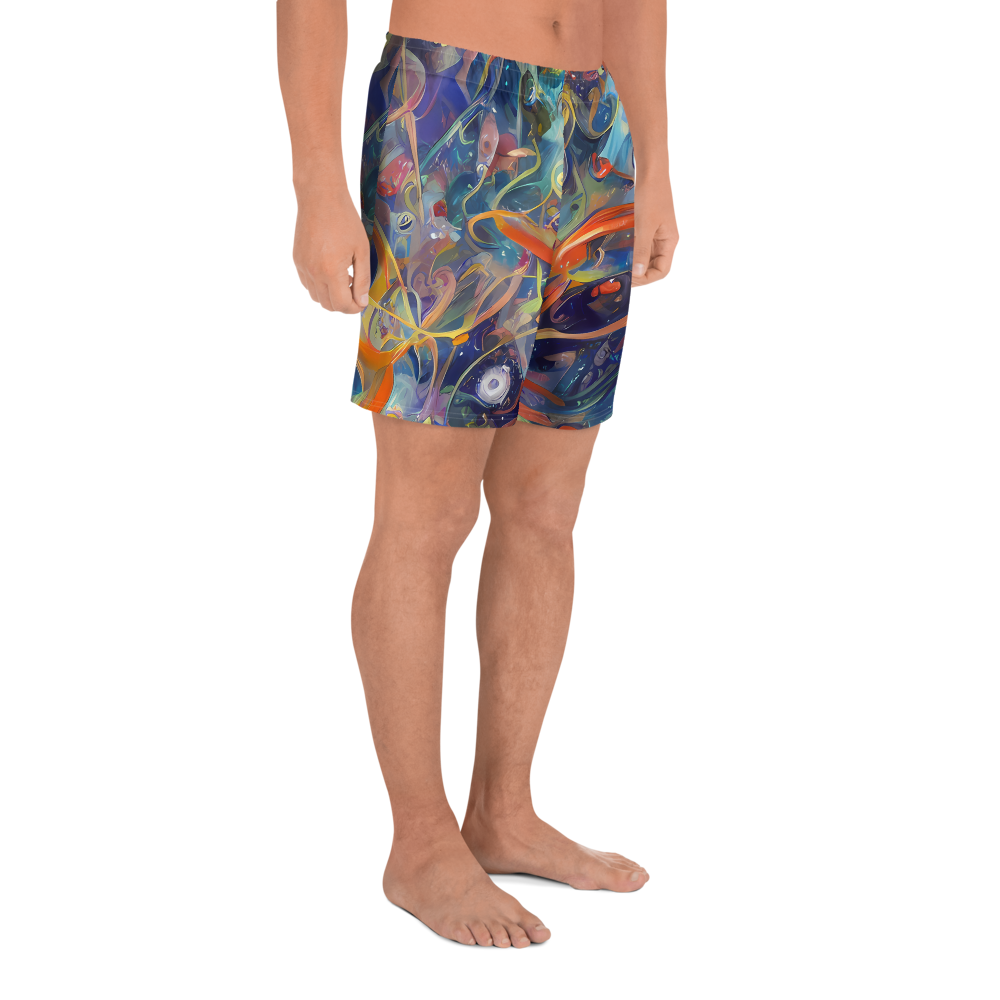 Men's Athletic Shorts - Spectral Swathe