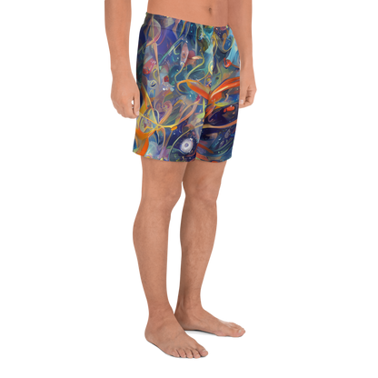 Men's Athletic Shorts - Spectral Swathe