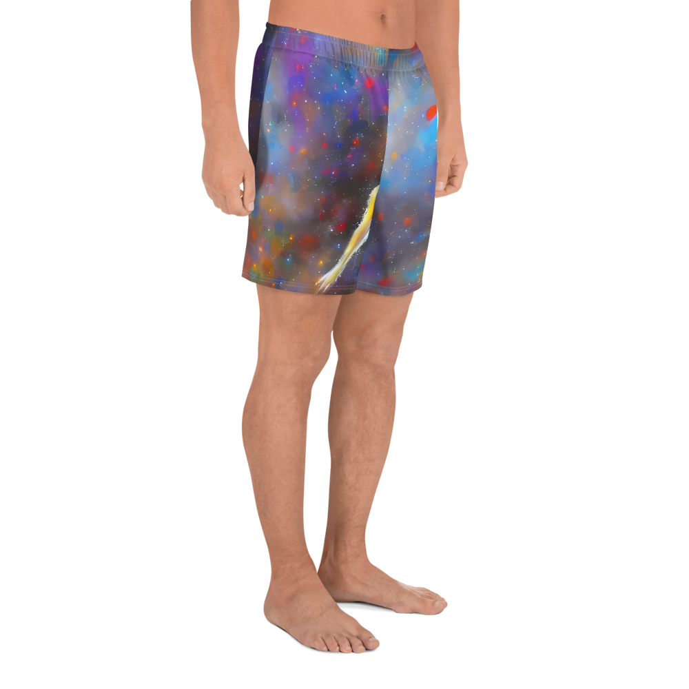 Men's Athletic Shorts - Impressionist Drift