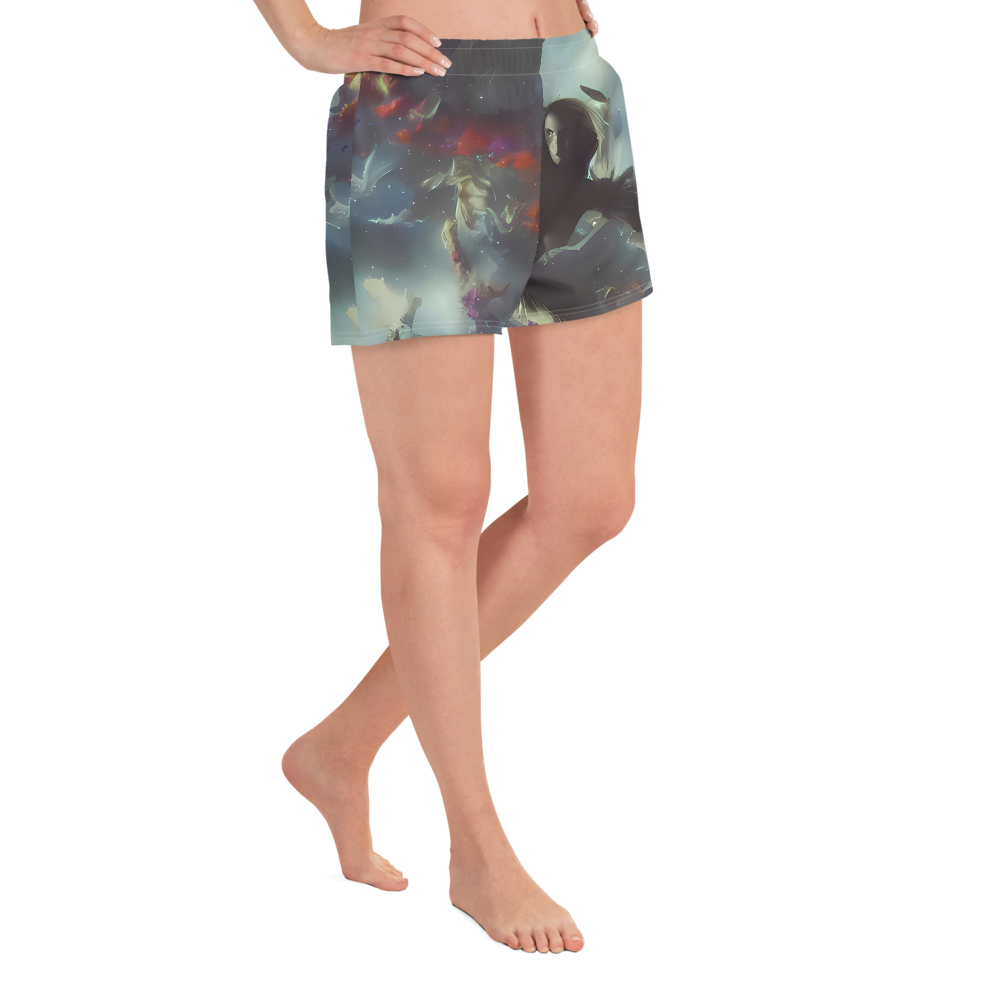 Women’s Athletic Shorts - Cosmic Dancer