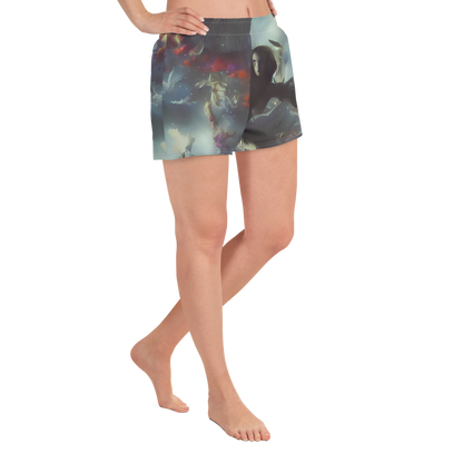 Women’s Athletic Shorts - Cosmic Dancer