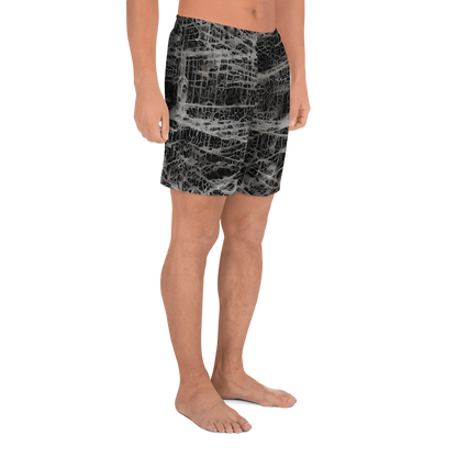 Men's Athletic Shorts - Monochrome Mesh