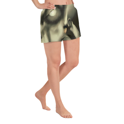 Women’s Athletic Shorts - Newtonian Whisper