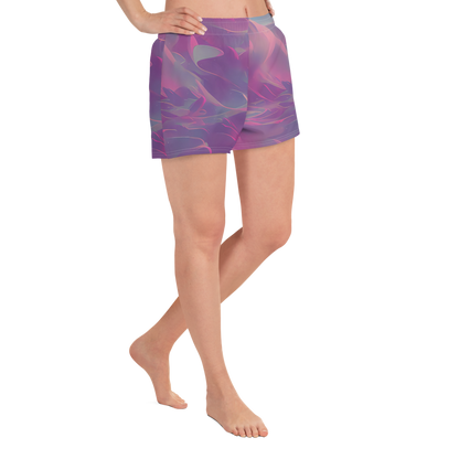 Women’s Athletic Shorts - Dreamscape Swirl
